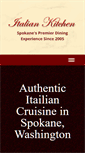 Mobile Screenshot of italiankitchenspokane.com